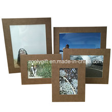 4 x6 Brown texturierter Muster Papier Fotorahmen